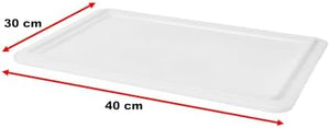 GENUS DEI Dei | Yeast Box Pizza and Bread | Food Container for Dough | Dough Box | Plastic Box + Lid 30 x 40 x 10 cm